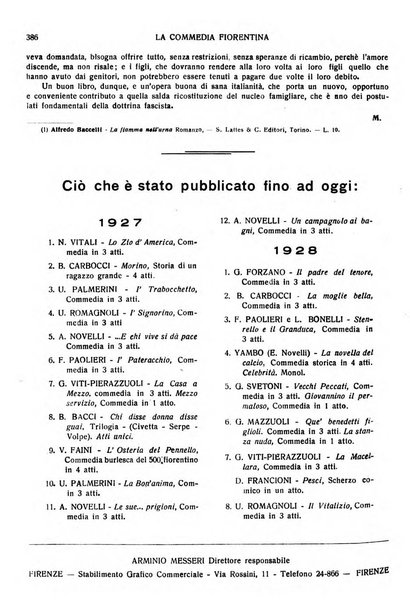 La commedia fiorentina raccolta mensile di commedie in vernacolo fiorentino