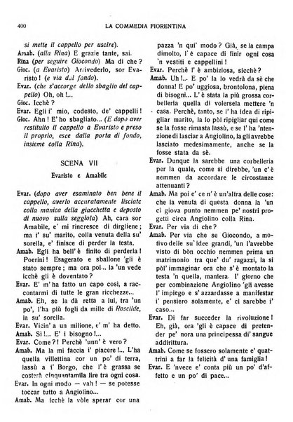 La commedia fiorentina raccolta mensile di commedie in vernacolo fiorentino