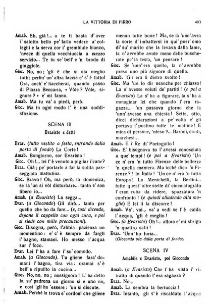 La commedia fiorentina raccolta mensile di commedie in vernacolo fiorentino