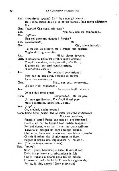 La commedia fiorentina raccolta mensile di commedie in vernacolo fiorentino