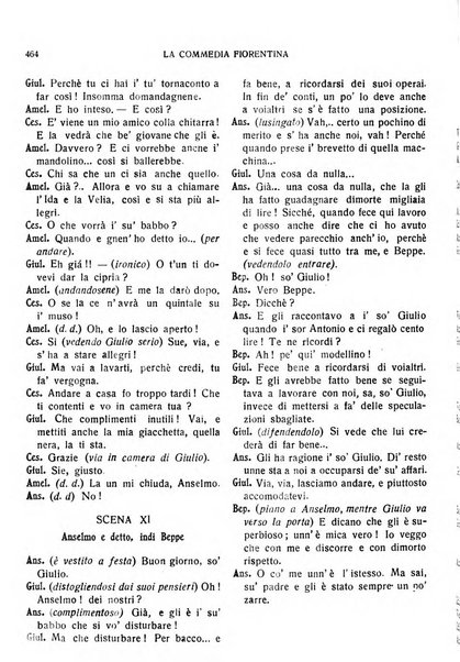 La commedia fiorentina raccolta mensile di commedie in vernacolo fiorentino