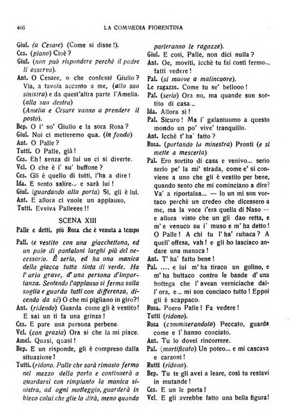 La commedia fiorentina raccolta mensile di commedie in vernacolo fiorentino