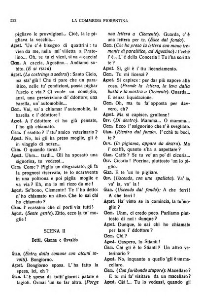 La commedia fiorentina raccolta mensile di commedie in vernacolo fiorentino
