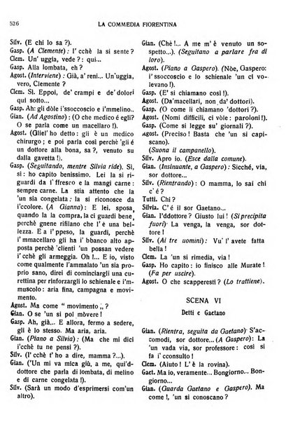 La commedia fiorentina raccolta mensile di commedie in vernacolo fiorentino