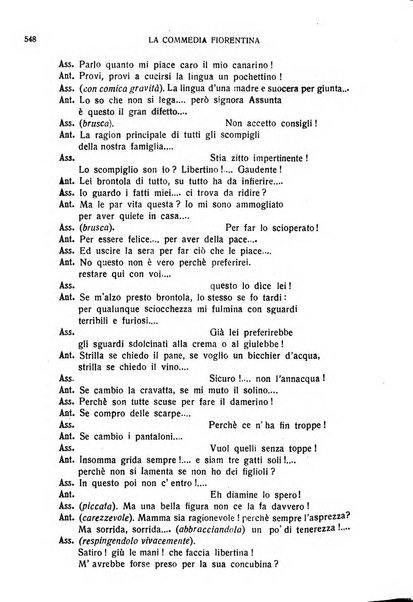 La commedia fiorentina raccolta mensile di commedie in vernacolo fiorentino