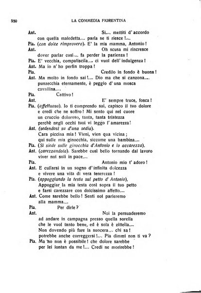 La commedia fiorentina raccolta mensile di commedie in vernacolo fiorentino