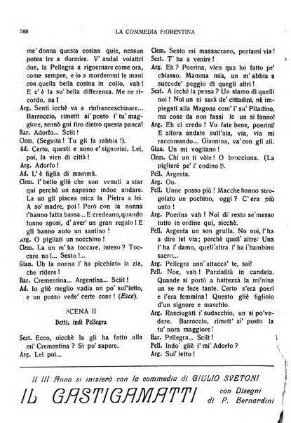 La commedia fiorentina raccolta mensile di commedie in vernacolo fiorentino