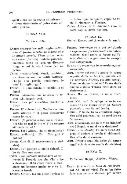 La commedia fiorentina raccolta mensile di commedie in vernacolo fiorentino