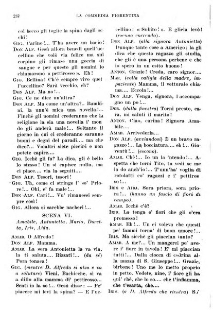 La commedia fiorentina raccolta mensile di commedie in vernacolo fiorentino
