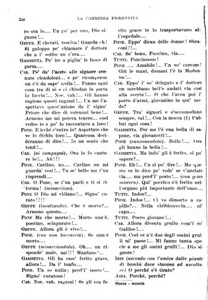La commedia fiorentina raccolta mensile di commedie in vernacolo fiorentino