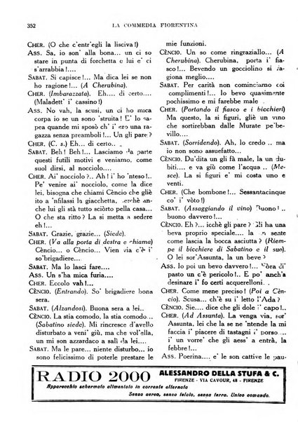 La commedia fiorentina raccolta mensile di commedie in vernacolo fiorentino