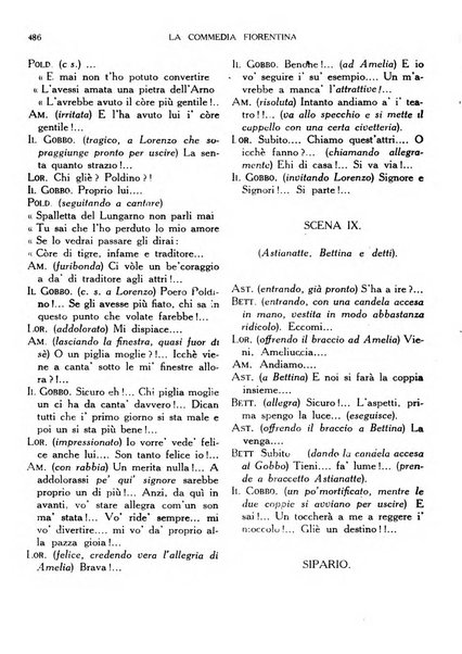 La commedia fiorentina raccolta mensile di commedie in vernacolo fiorentino