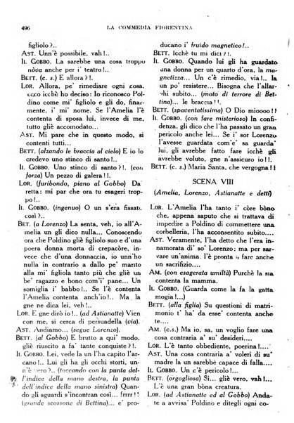 La commedia fiorentina raccolta mensile di commedie in vernacolo fiorentino