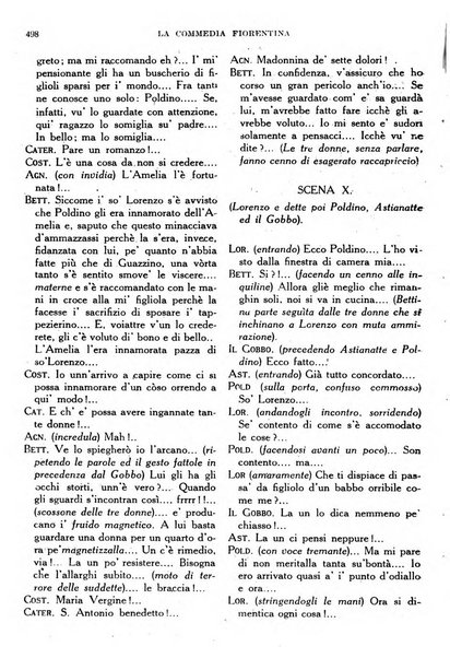 La commedia fiorentina raccolta mensile di commedie in vernacolo fiorentino