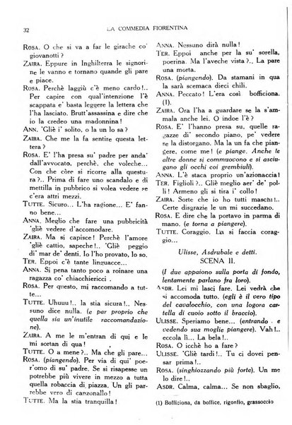 La commedia fiorentina raccolta mensile di commedie in vernacolo fiorentino