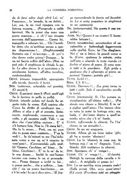 La commedia fiorentina raccolta mensile di commedie in vernacolo fiorentino