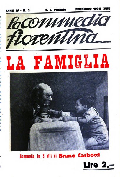 La commedia fiorentina raccolta mensile di commedie in vernacolo fiorentino