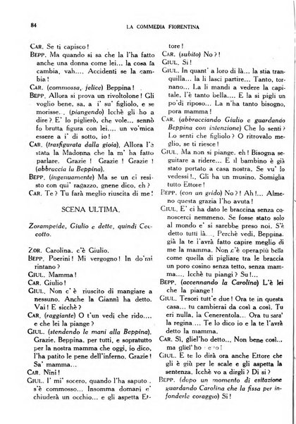 La commedia fiorentina raccolta mensile di commedie in vernacolo fiorentino