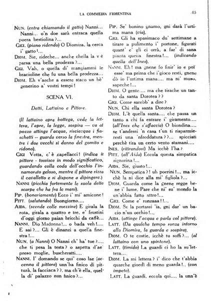 La commedia fiorentina raccolta mensile di commedie in vernacolo fiorentino