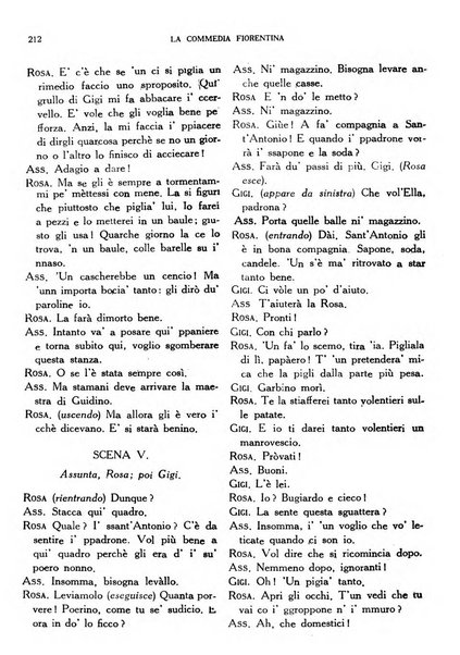 La commedia fiorentina raccolta mensile di commedie in vernacolo fiorentino