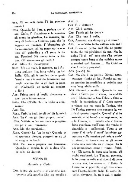 La commedia fiorentina raccolta mensile di commedie in vernacolo fiorentino