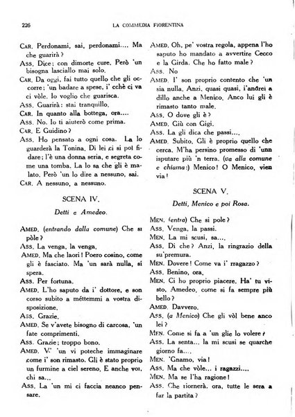 La commedia fiorentina raccolta mensile di commedie in vernacolo fiorentino