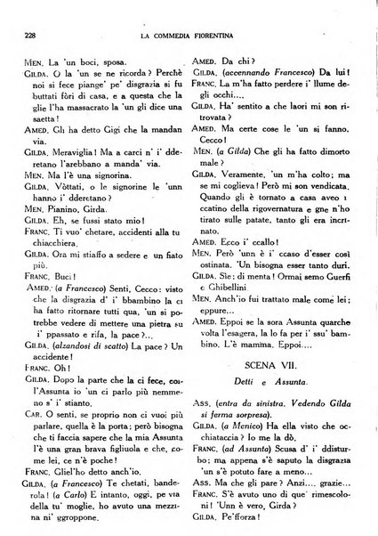 La commedia fiorentina raccolta mensile di commedie in vernacolo fiorentino