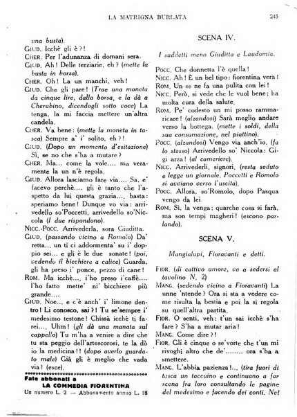 La commedia fiorentina raccolta mensile di commedie in vernacolo fiorentino