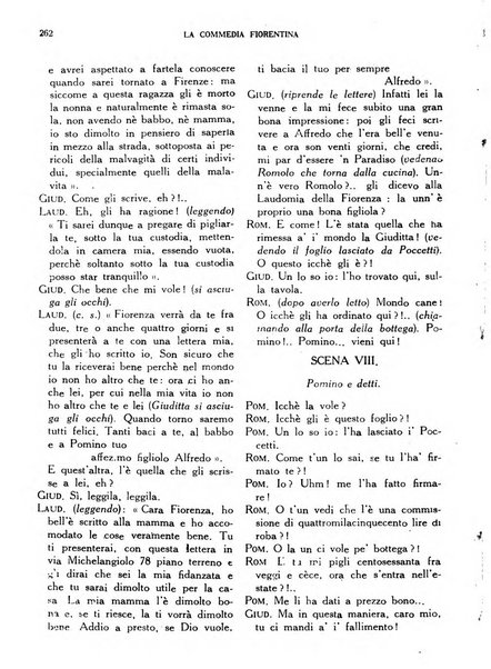 La commedia fiorentina raccolta mensile di commedie in vernacolo fiorentino
