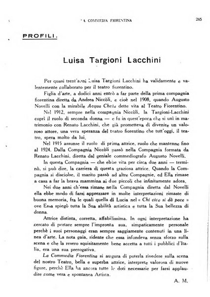 La commedia fiorentina raccolta mensile di commedie in vernacolo fiorentino