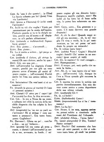 La commedia fiorentina raccolta mensile di commedie in vernacolo fiorentino