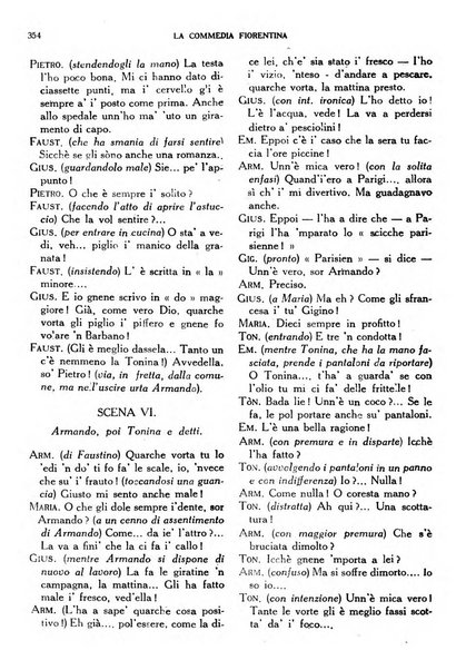 La commedia fiorentina raccolta mensile di commedie in vernacolo fiorentino