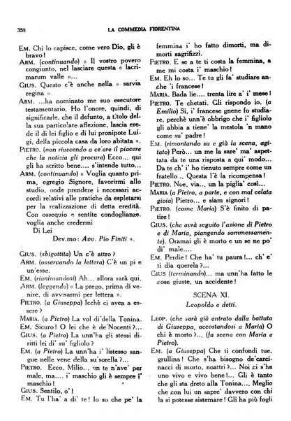 La commedia fiorentina raccolta mensile di commedie in vernacolo fiorentino