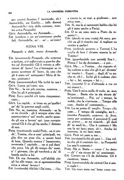 La commedia fiorentina raccolta mensile di commedie in vernacolo fiorentino