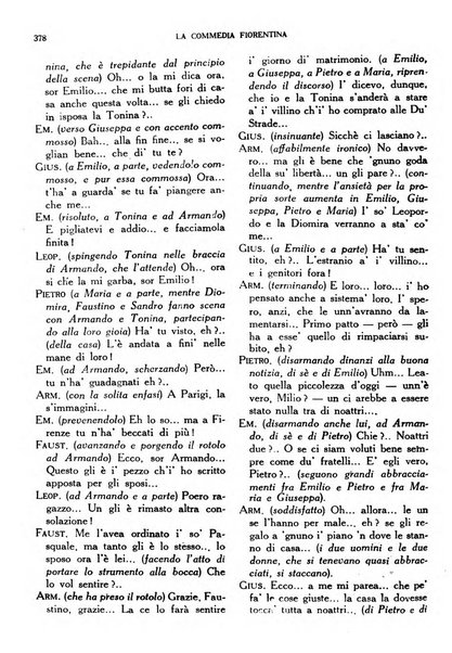 La commedia fiorentina raccolta mensile di commedie in vernacolo fiorentino