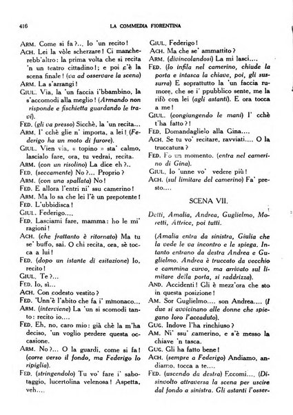 La commedia fiorentina raccolta mensile di commedie in vernacolo fiorentino