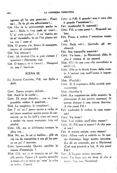 La commedia fiorentina raccolta mensile di commedie in vernacolo fiorentino