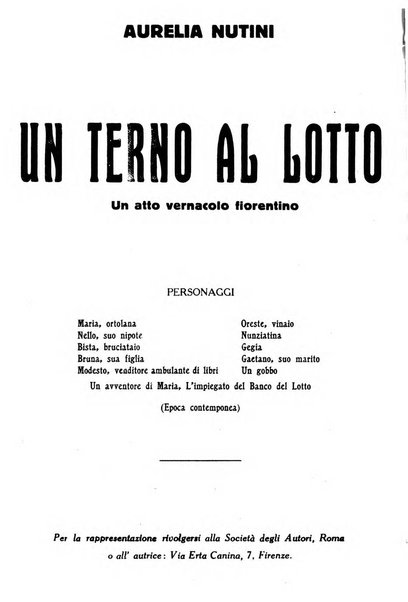 La commedia fiorentina raccolta mensile di commedie in vernacolo fiorentino