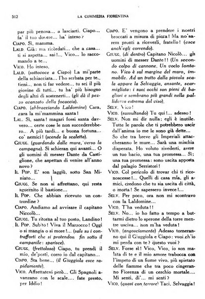 La commedia fiorentina raccolta mensile di commedie in vernacolo fiorentino