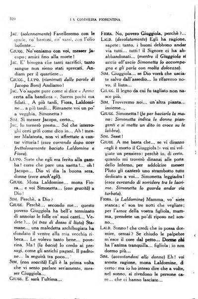 La commedia fiorentina raccolta mensile di commedie in vernacolo fiorentino