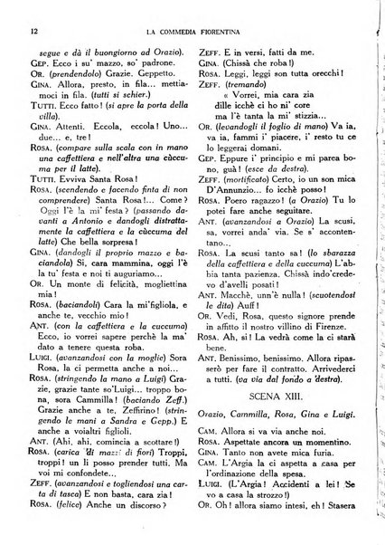 La commedia fiorentina raccolta mensile di commedie in vernacolo fiorentino