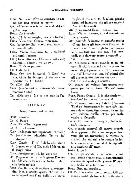 La commedia fiorentina raccolta mensile di commedie in vernacolo fiorentino