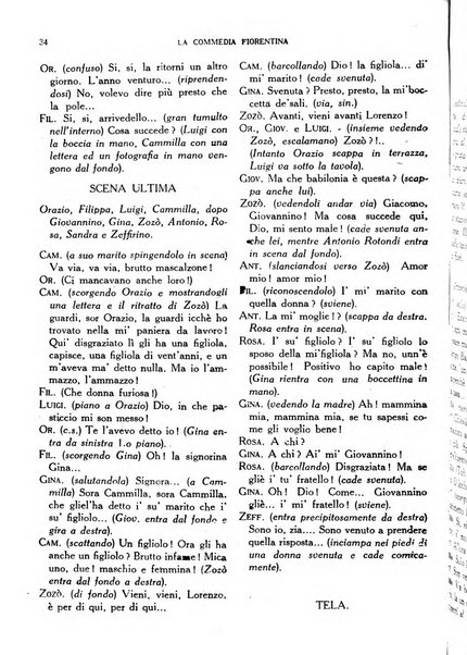 La commedia fiorentina raccolta mensile di commedie in vernacolo fiorentino