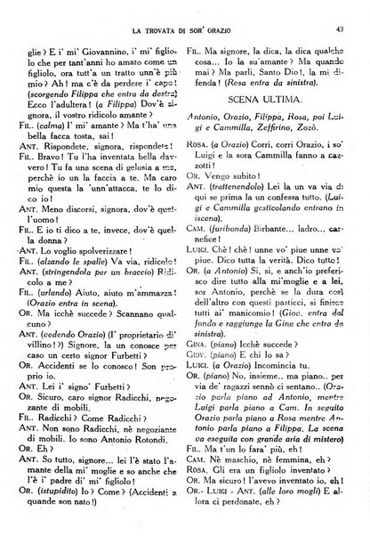 La commedia fiorentina raccolta mensile di commedie in vernacolo fiorentino