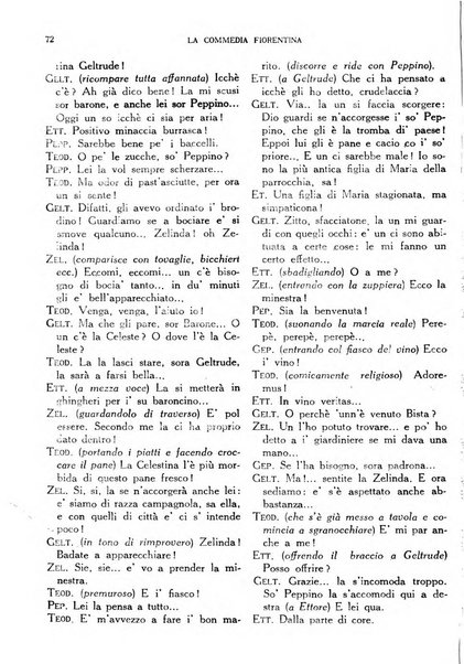 La commedia fiorentina raccolta mensile di commedie in vernacolo fiorentino