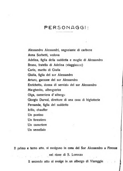 La commedia fiorentina raccolta mensile di commedie in vernacolo fiorentino