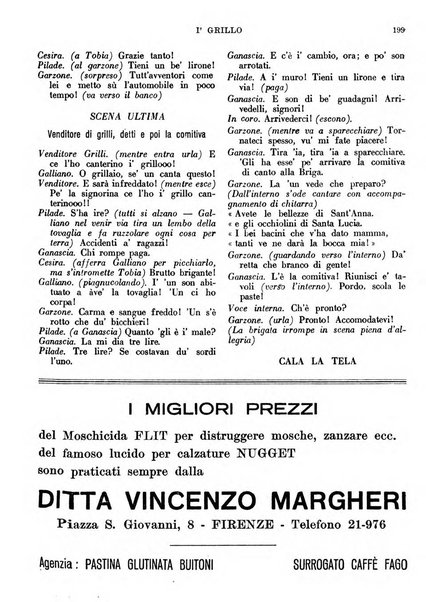 La commedia fiorentina raccolta mensile di commedie in vernacolo fiorentino