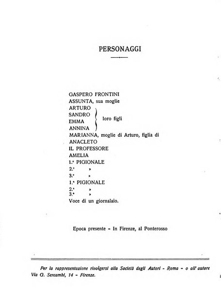 La commedia fiorentina raccolta mensile di commedie in vernacolo fiorentino