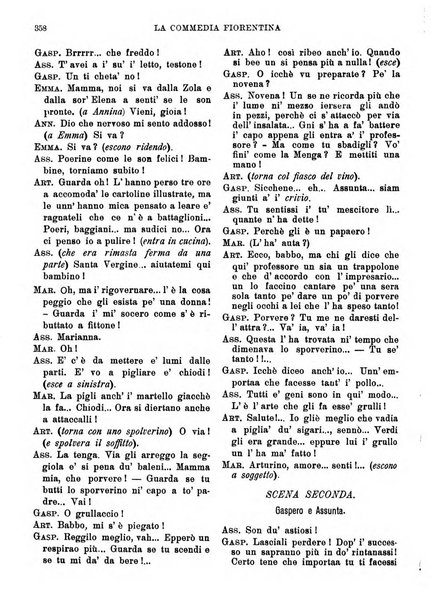 La commedia fiorentina raccolta mensile di commedie in vernacolo fiorentino