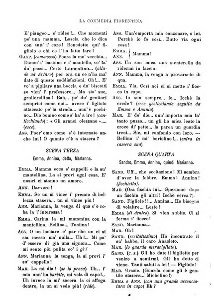 La commedia fiorentina raccolta mensile di commedie in vernacolo fiorentino